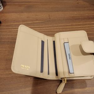 Prada small saffiano wallet